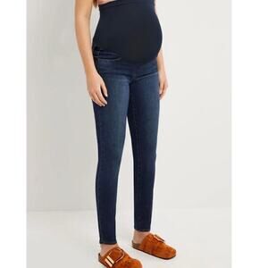 Articles Of Society Maternity Skinny Jeans Size 27 NWT Dark Wash Blue